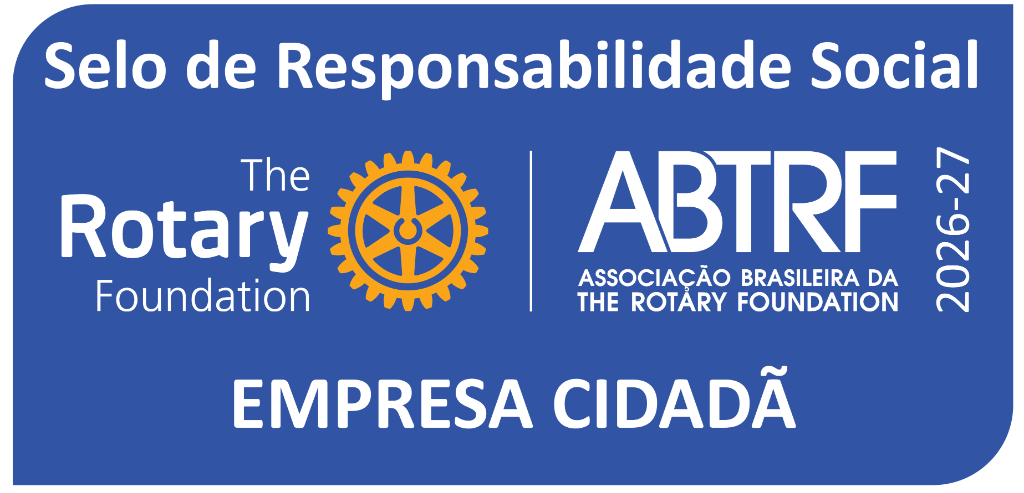Selo de Responsabilidade Social The Rotary Foundation ABTRF - Empresa Cidadã 2026-27